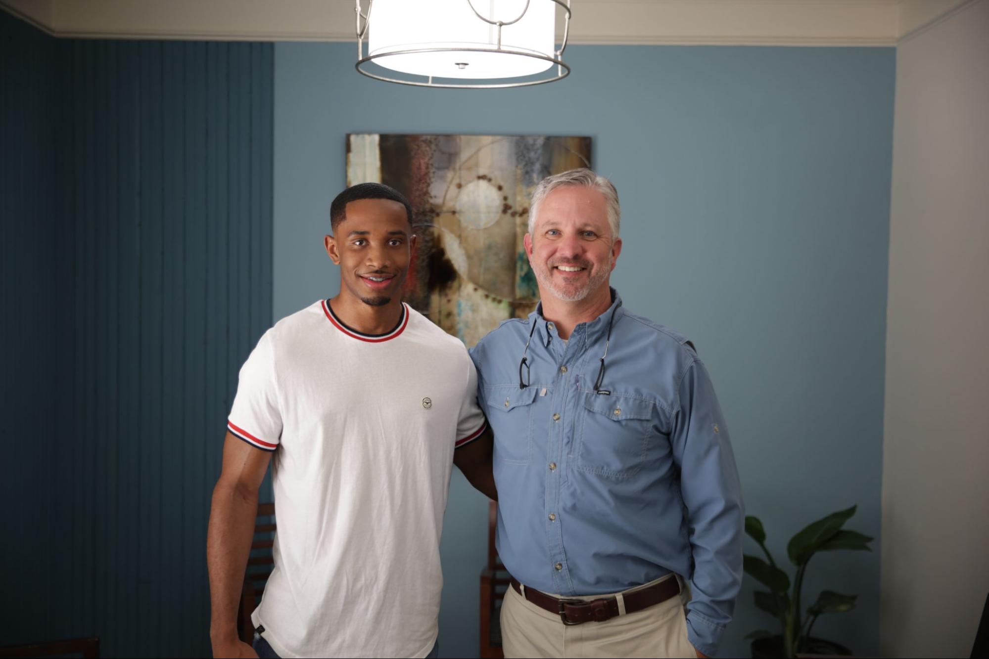 williams orthodontics team members looking at orthodontic scans